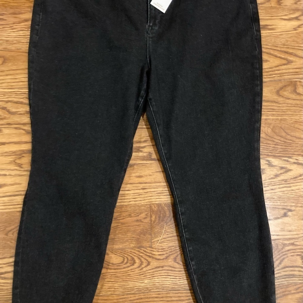 Good American Good Legs Jeans Plus Size‎ 24 Black Stretch Jeans NWT - Picture 3 of 7